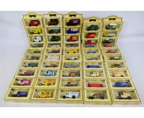Lledo - A large assortment of 50 boxed Day's Gone and ProMotors' vehicles to include #48001 1939 Chevrolet Car Club Autumn 19