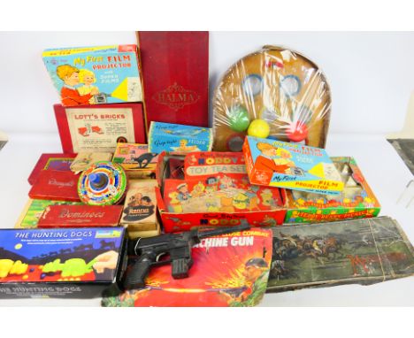 Chad Valley - Lott's - Bell - Spear's - Others - A selection of vintage games and toys to include Manifesto The New Racing Ga