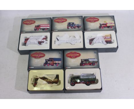 Corgi - Vintage Glory - 5 x boxed limited edition 1:50 and scale Corgi Vintage Glory die-cast model trucks - Lot includes a #