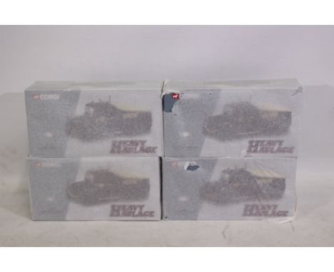 Corgi - Heavy Haulage - 4 x boxed limited edition 1:50 scale Corgi Heavy Haulage die-cast model trucks - The model is #CC1230