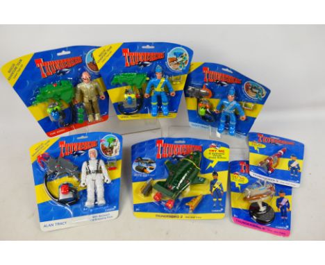 Thunderbirds - Vivid Imaginations - Carlton. A selection of Seven carded vehicles/characters appearing in Excellent condition