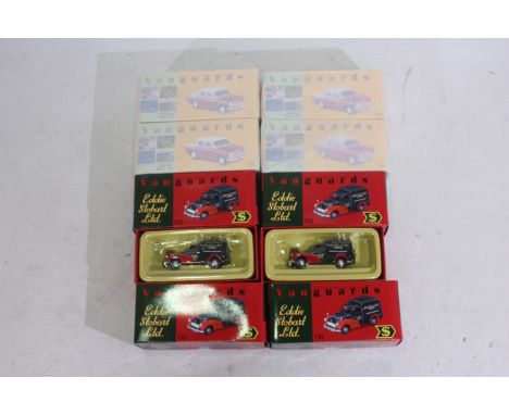 Lledo - Vanguards - 8 x boxed 1:43 Lledo Vanguards die-cast model vehicles - Lot to include 4 x #VA01116 'Eddie Stobart' Morr