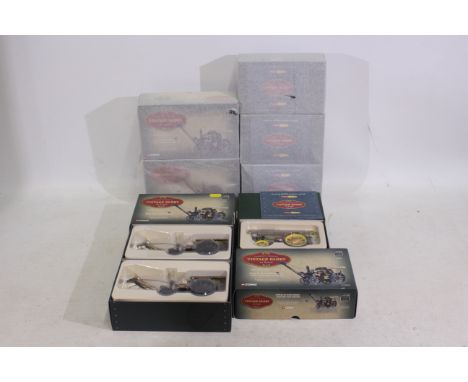 Corgi - 2 x ex-shop stock trade boxes containing 8 x limited edition die-cast models from the Corgi 'Vintage Glory of Steam' 