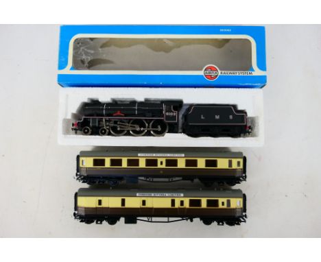 Airfix - A boxed OO gauge 4-6-0 steam locomotive named Royal Scots Fusilier number 6103 in LMS lined black livery # 54120-0 a