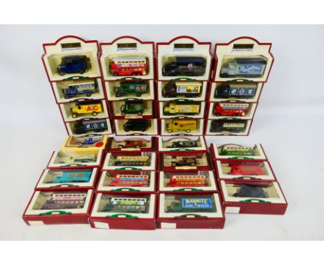 Lledo - Approximately 30 boxed diecast vehicle from the days Gone Series to include #47001 1933 Austin Taxi Black Taxi, #4300