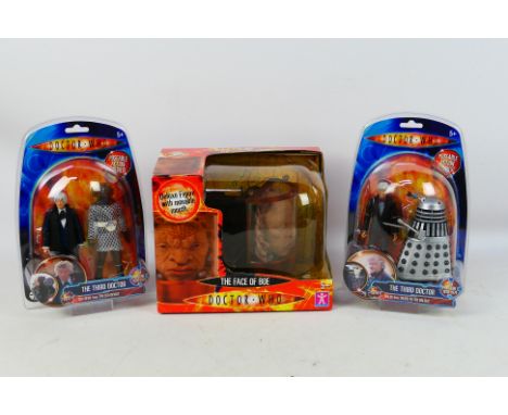 Character Options - Doctor Who - An assortment of three boxed items comprising of Face of Boe (#02381), and two The Third Doc