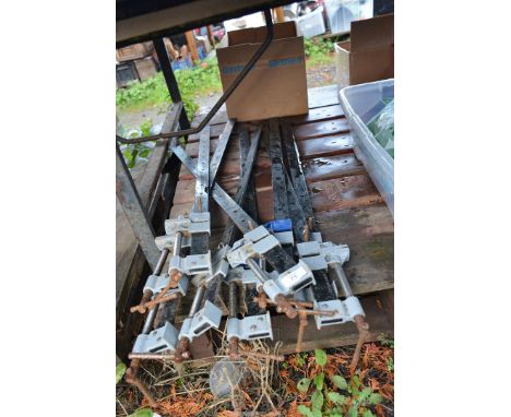 A quantity of sash clamps.