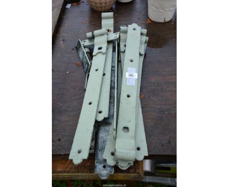 Large door/gate hinges.