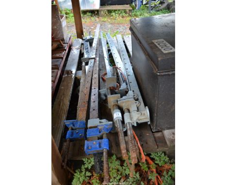 A quantity of sash clamps
