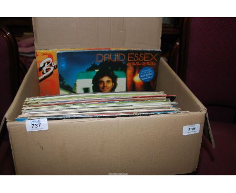 A quantity of LP's to include: Diana Ross, Davis Essex, Buddy Holly, etc.