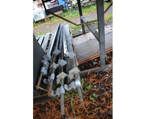 Four sash clamps.