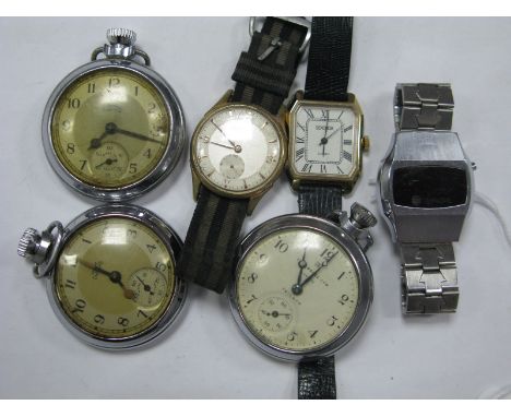 Trafalgar Retro Gent's Wristwatch, vintage LIGA gent's wristwatch, Smith's Empire openface pocketwaches, etc.