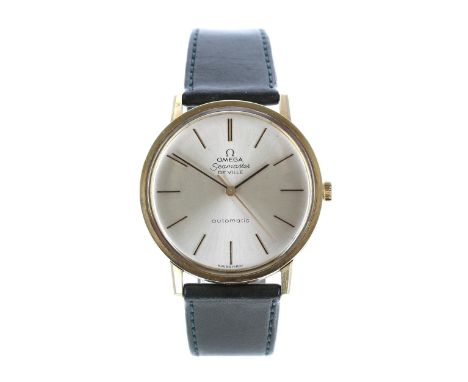 Omega Seamaster De Ville automatic gold plated and stainless steel gentleman's wristwatch, reference no. 165008, serial no. 2
