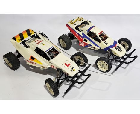Tamiya Off Road Racers 1:10 scale Radio Control Model Kits built, an unboxed pair.&nbsp; Although untested &amp; unchecked fo