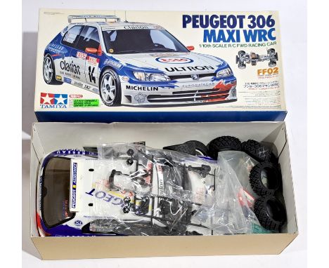 Tamiya Peugeot 306 Maxi WRC Racing Car 1:10 scale Radio Control Model Kit, boxed.&nbsp; Although untested &amp; unchecked for