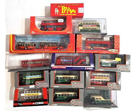 Corgi, Britbus &amp; Creative Master Northcord, a boxed Bus group to include Creative Master Northcord UKBUS2005 Plaxton Pres