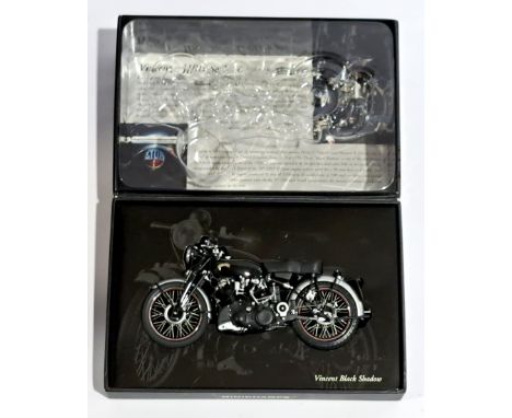 Minichamps Classic Bike Series scale 1:12 Vincent Black Shadow, boxed.  Although unchecked for completeness condition general