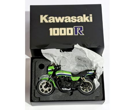 Wits Milestone 1:12 scale Kawasaki Z1000R1, boxed. Although unchecked for completeness condition generally appears to be Exce