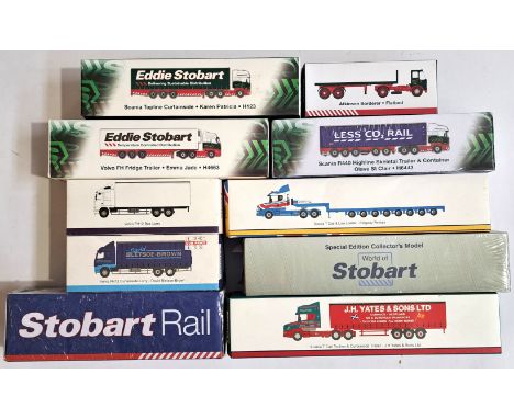 Atlas Editions &amp; Oxford Diecast a boxed Commercial group to include Atlas Editions Volvo FH Fridge Trailer (Emma Jade - H