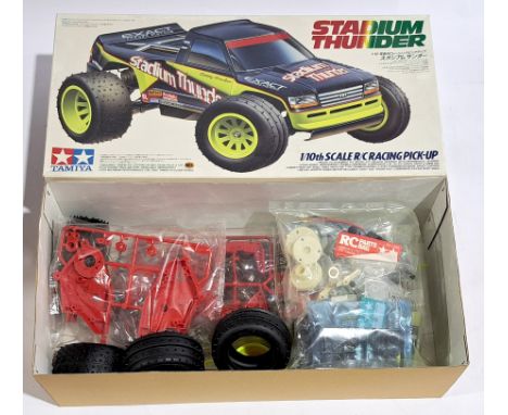 Tamiya Stadium Thunder Racing Pick-Up 1:10 scale Radio Control Model Kit, boxed.&nbsp; Although untested &amp; unchecked for 