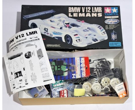 Tamiya BMW V12 LMR Lemans&nbsp;1:10 scale Radio Control Model Kit, boxed.&nbsp; Although untested &amp; unchecked for complet