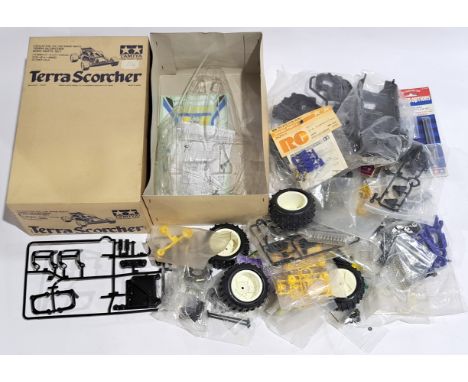 Tamiya Terra Scorcher Off Road Racer Parts Set for 1:10 scale Radio Control Model Kit, unboxed. Although untested &amp; unche