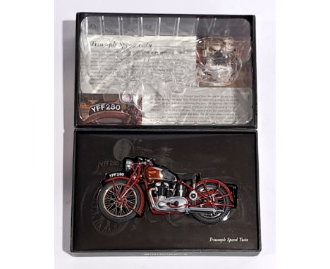 Minichamps Classic Bike Series scale 1:12 Triumph Speed Twin, boxed.&nbsp; Although unchecked for completeness condition gene