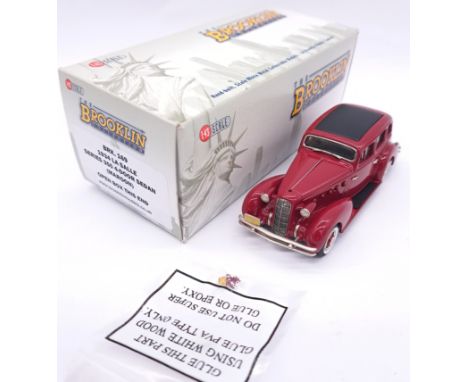 Brooklin Models, a boxed 1:43 scale BRK.169 - 1934 La Salle Series 350 Sedan with Black Roof Panel - finished in "Maroon". &n