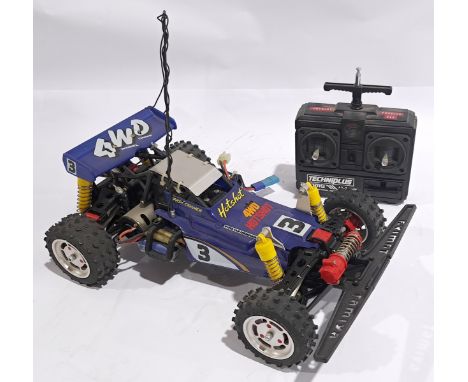 Tamiya Hot Shot Off Road Racer &amp; Controller 1:10 scale Radio Control Model Kit built, unboxed.&nbsp; Although untested &a
