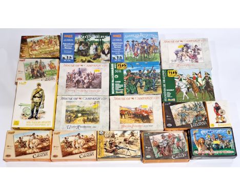 Revell, Imex &amp; similar, Model Kit Figures, Military, Civil War, Roman &amp; similar, a boxed group. Includes American Pio