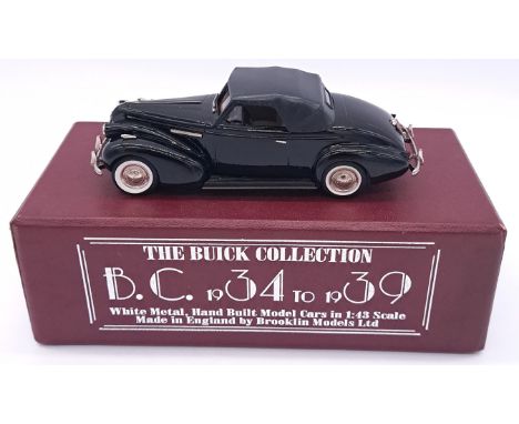 Brooklin Models "The Buick Collection" a boxed&nbsp; 1:43 scale No.BC.011x comprising of a 1939 Buick Century Convertible Cou