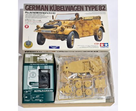 Tamiya German K&uuml;belwagen Type 82 1:16 scale Radio Control Model Kit &amp; Controller, boxed.&nbsp; Although untested &am
