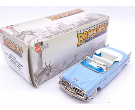 Brooklin Models, a boxed 1:43 scale BRK.183 - 1955 Chrysler Windsor Convertible Coupe - finished in "Wisteria Blue". Conditio