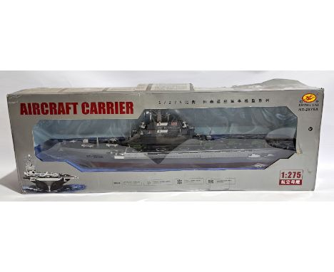 Heng Tai Radio Control Aircraft Carrier&nbsp;1:275 scale, boxed. Although untested &amp; unchecked for completeness condition