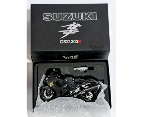 Wits Milestone 1:12 scale Suzuki GSX1300R Hayabusa, boxed. Although unchecked for completeness condition generally appears to