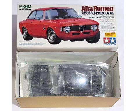 Tamiya Alfa Romeo Giulia Sprint GTA M-04M Racing Car 1:10 scale Radio Control Model Kit, boxed.&nbsp; Although untested &amp;