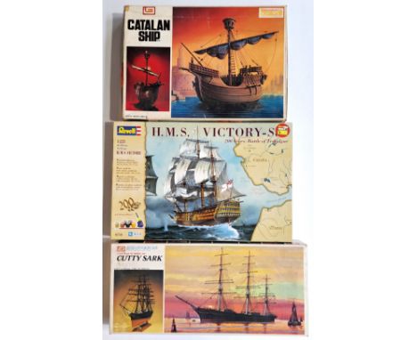 Imai (Japanese) and Revell, a boxed group of 1:20/1:225 and similar scale Sailing Ship model kits comprising of Hard To Find 