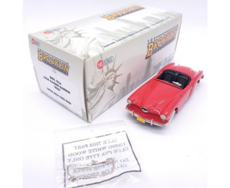 Brooklin Models, a boxed 1:43 scale BRK.91a - 1954 Kaiser Darrin with Black Seats and Whitewall Tyres - finished in "Red". &n