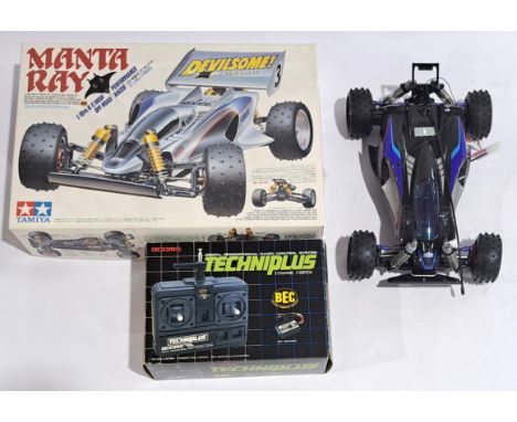 Tamiya Manta Ray Off Road Racer &amp; Controller 1:10 scale Radio Control Model Kit built &amp; boxed. Although untested &amp
