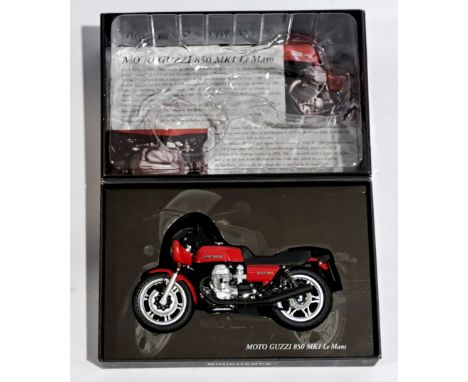 Minichamps Classic Bike Series scale 1:12 Moto Guzzi 850 MK1 Le Mans, boxed.&nbsp; Although unchecked for completeness condit