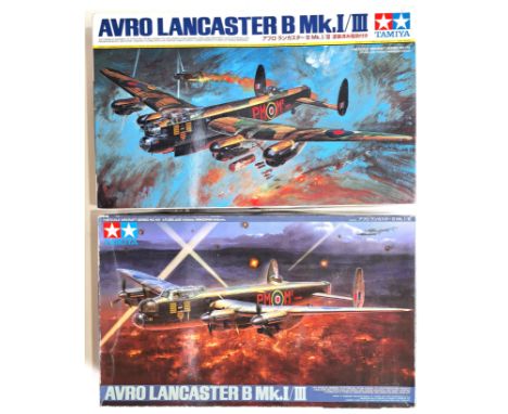 Airfix, a boxed pair of 1:48 scale military aircraft kits comprising of 61105 Avro Lancaster Bomber Mk.1/III along with 61112