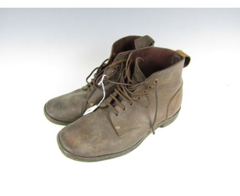 A pair of reproduction First World War British Army issue ankle boots