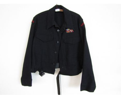 A 1950s Royal Naval Minewatching Service (RNMWS) working dress blouse