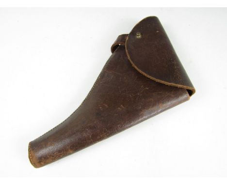 A Second World War Army officer's Sam Browne revolver holster