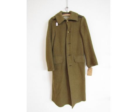 A reproduction First World War British Army other rank's greatcoat