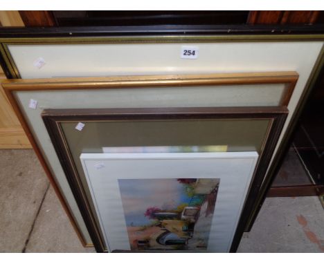 The America Cup signed in Pencil print and other pictures