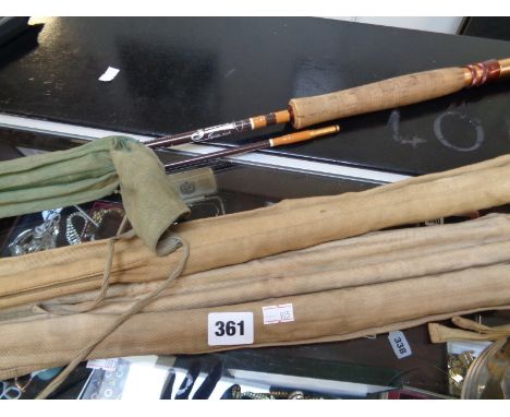 Sabre Fast Taper Fly Rod and 2 other Vintage Rods