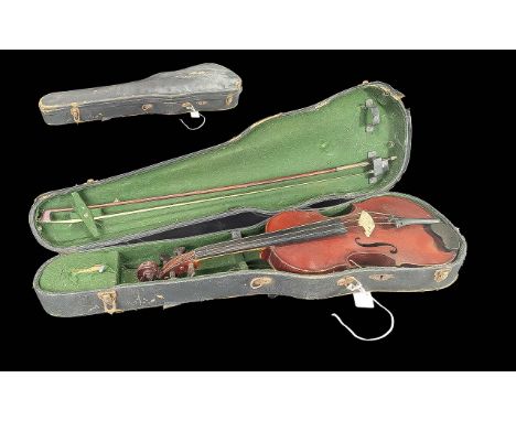 Violin in Case, needs attention, as found.