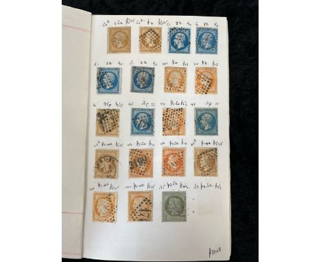 Stamps Very Fine France Col'n From 1849 Imperfs To 1950's - In 1 Club Book PTSA £80 And Col'n On 4 Full Hagners, Stamps Hundr