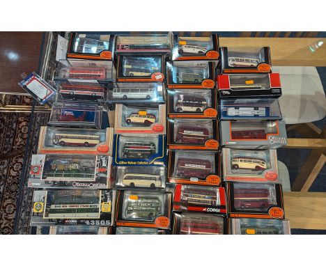 Collection of Die Cast Models, Corgi and Gilbow, all boxed, to include mostly limited edition buses, exclusive first editions